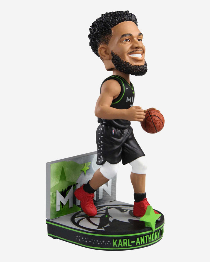 Karl-Anthony Towns Minnesota Timberwolves City Jersey Bobblehead FOCO - FOCO.com