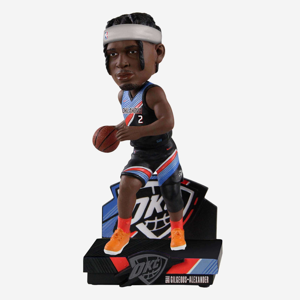 Shai Gilgeous-Alexander Oklahoma City Thunder City Jersey Bobblehead FOCO - FOCO.com