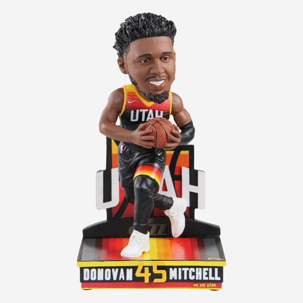 Donovan Mitchell Utah Jazz City Jersey Bobblehead FOCO - FOCO.com