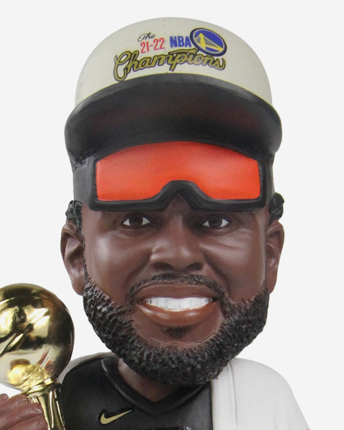 Andrew Wiggins Golden State Warriors Trophy And Flag Bobblehead FOCO - FOCO.com