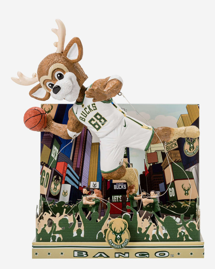Bango Milwaukee Bucks Thanksgiving Mascot Bobblehead FOCO - FOCO.com