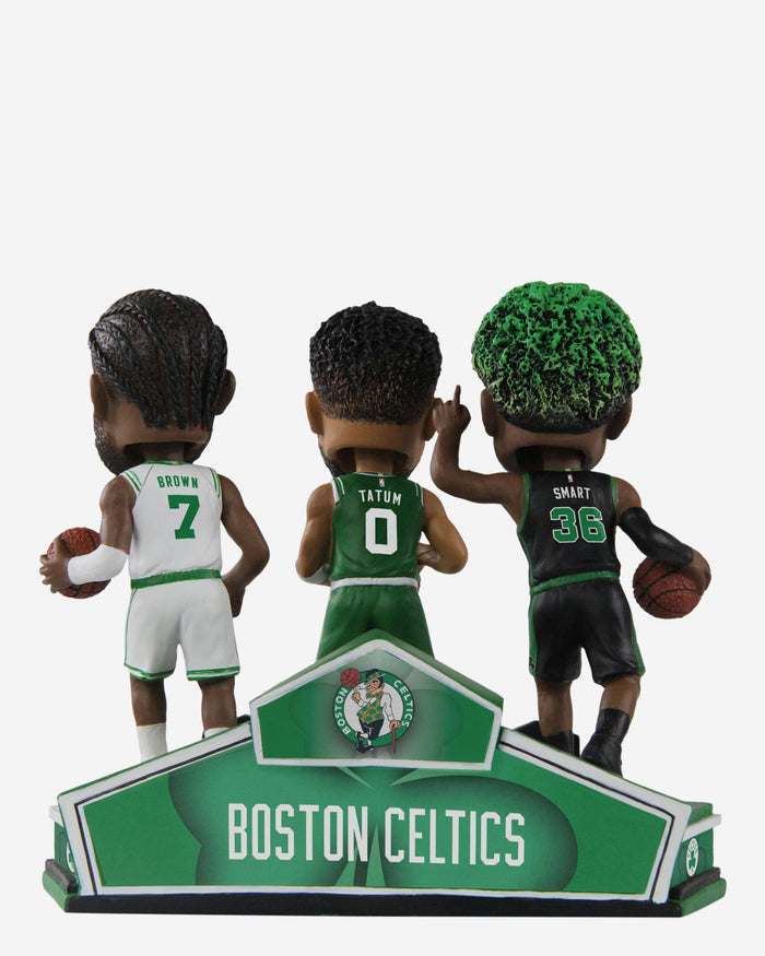 Jayson Tatum & Jaylen Brown & Marcus Smart Boston Celtics Triple Bobblehead FOCO - FOCO.com