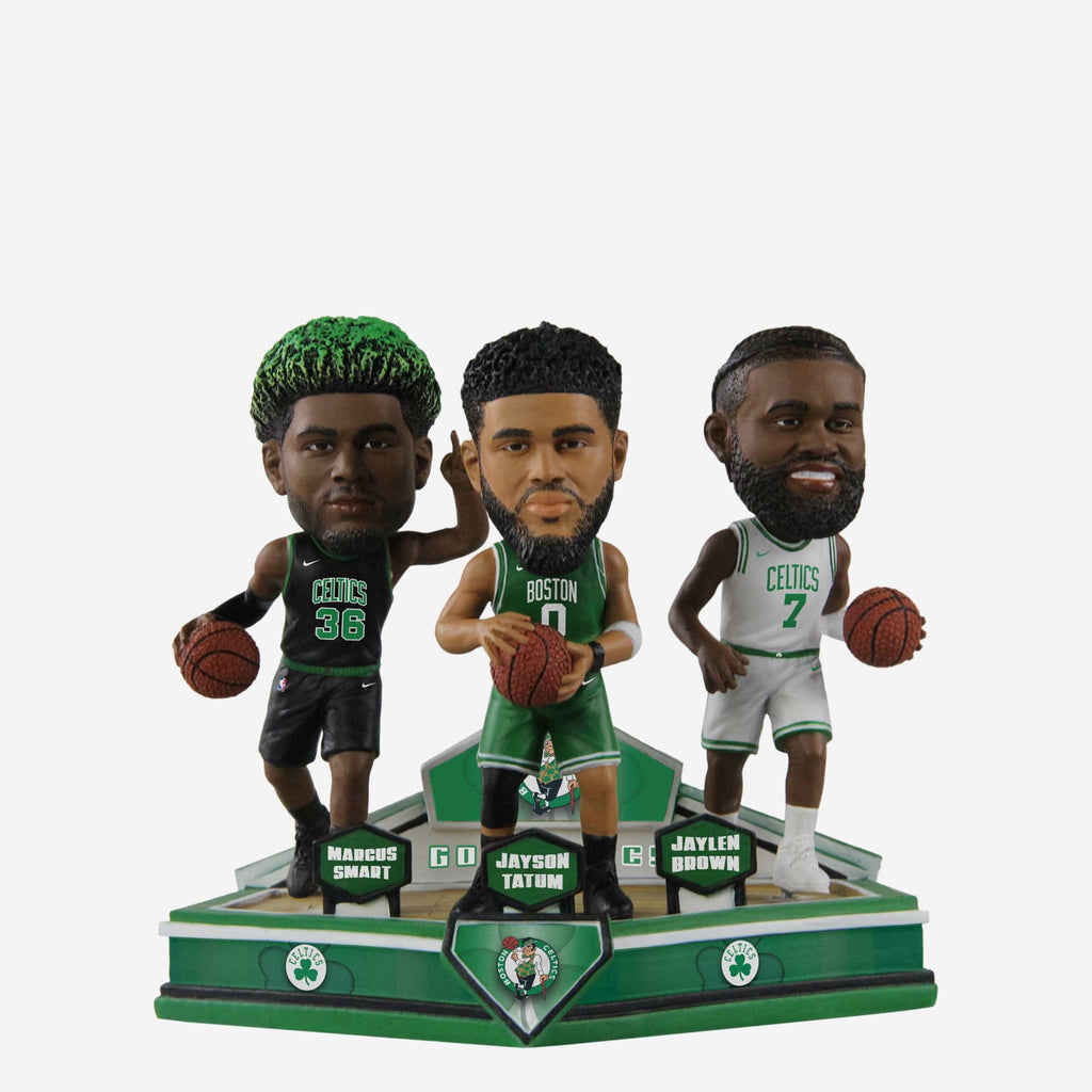 Jayson Tatum & Jaylen Brown & Marcus Smart Boston Celtics Triple Bobblehead FOCO - FOCO.com
