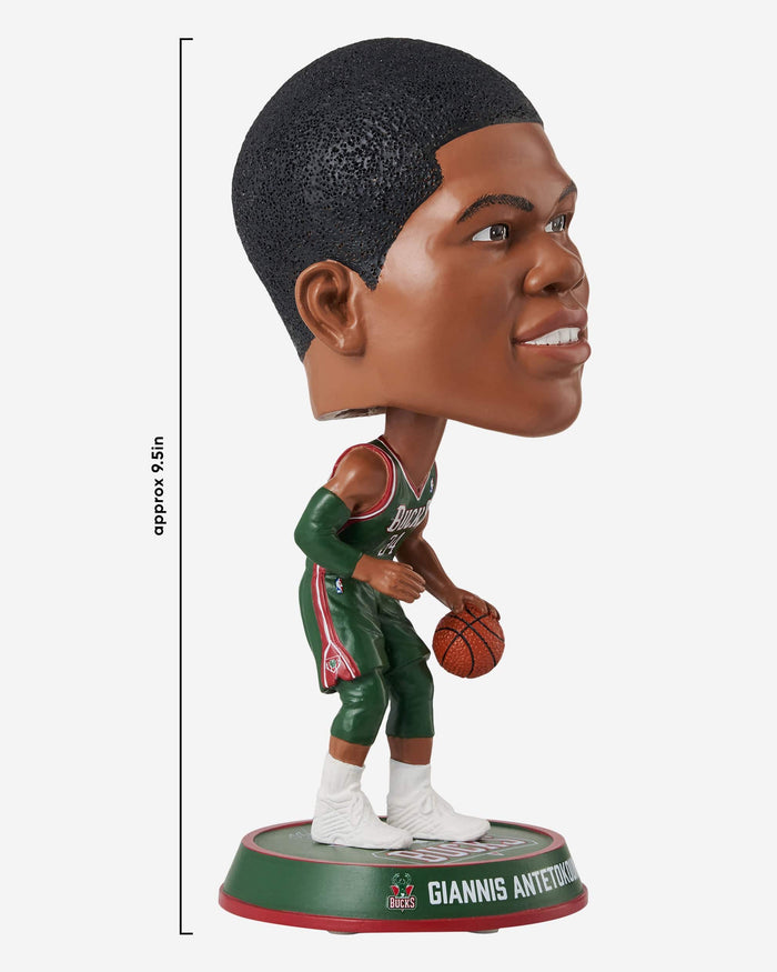 Giannis Antetokounmpo Milwaukee Bucks Retro Variant Bighead Bobblehead FOCO - FOCO.com