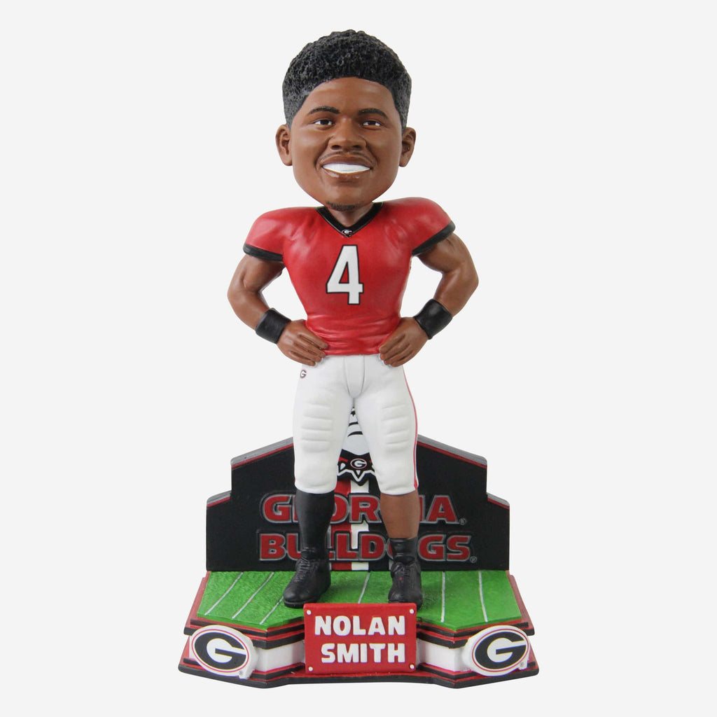 Nolan Smith Georgia Bulldogs Football Student Athlete Bobblehead FOCO - FOCO.com