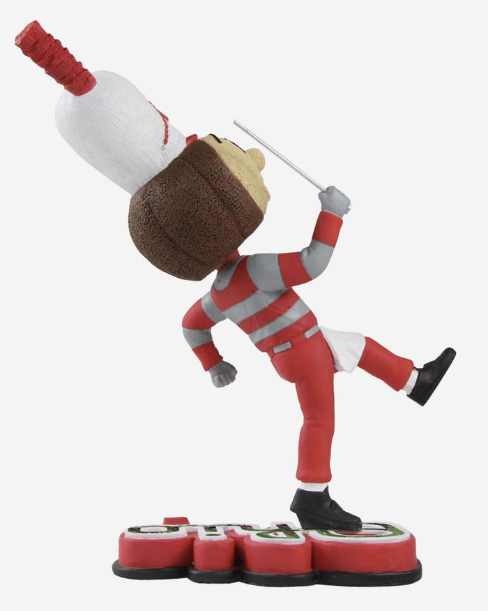 Brutus Buckeye Drum Major Ohio State Buckeyes Halftime Heroes Mascot Bobblehead FOCO - FOCO.com