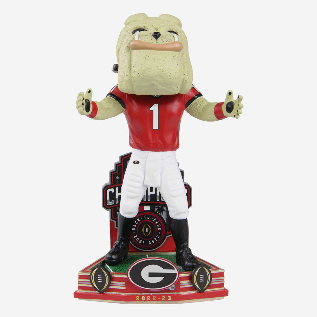 Hairy Dawg Georgia Bulldogs 2022 Football National Champions Mascot Bobblehead FOCO - FOCO.com