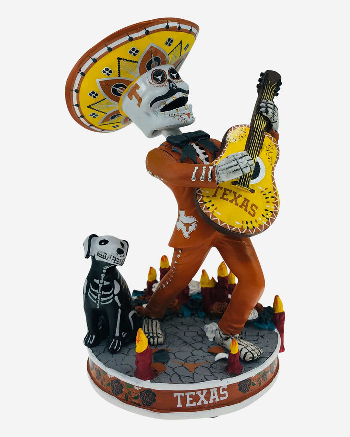 Texas Longhorns Day Of The Dead Candle Base Bobblehead FOCO - FOCO.com