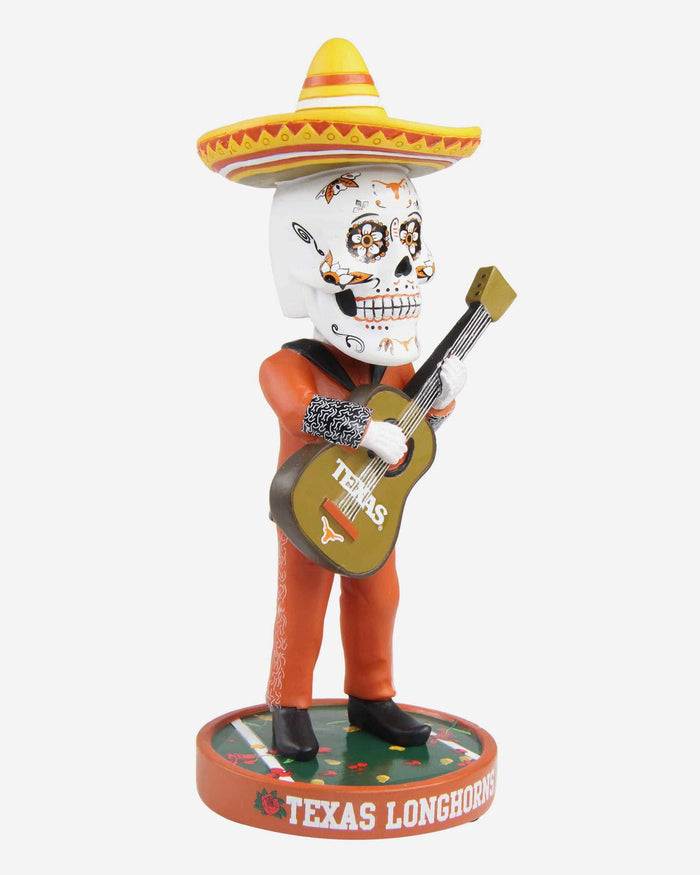 Texas Longhorns Day Of The Dead Guitar Bobblehead FOCO - FOCO.com