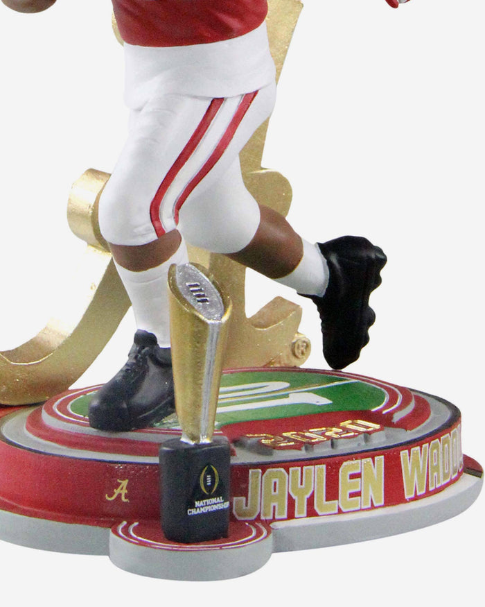 Jaylen Waddle Alabama Crimson Tide 2020 National Championship Trophy Stadium Bobblehead FOCO - FOCO.com