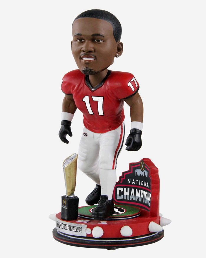 Nakobe Dean Georgia Bulldogs 2021 Football National Champions Trophy Stadium Bobblehead FOCO - FOCO.com