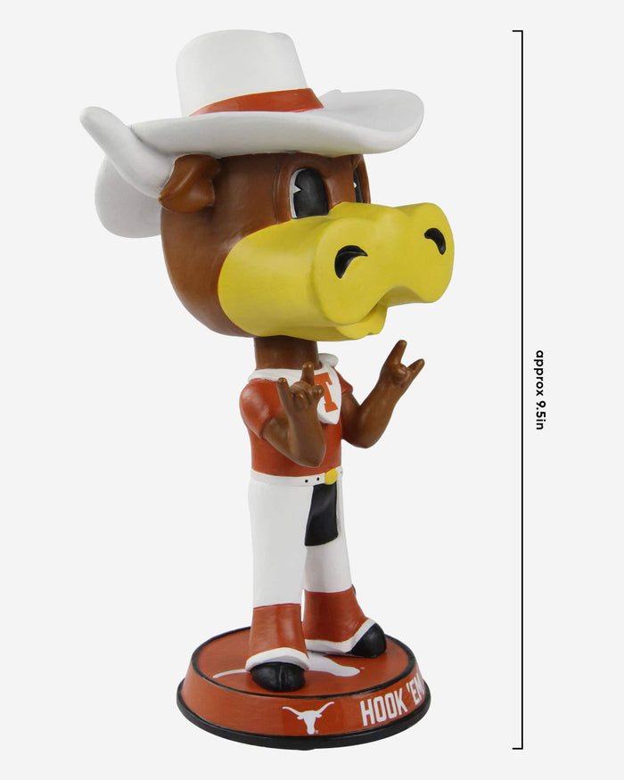 Hook'em Texas Longhorns Mascot Bighead Bobblehead FOCO - FOCO.com