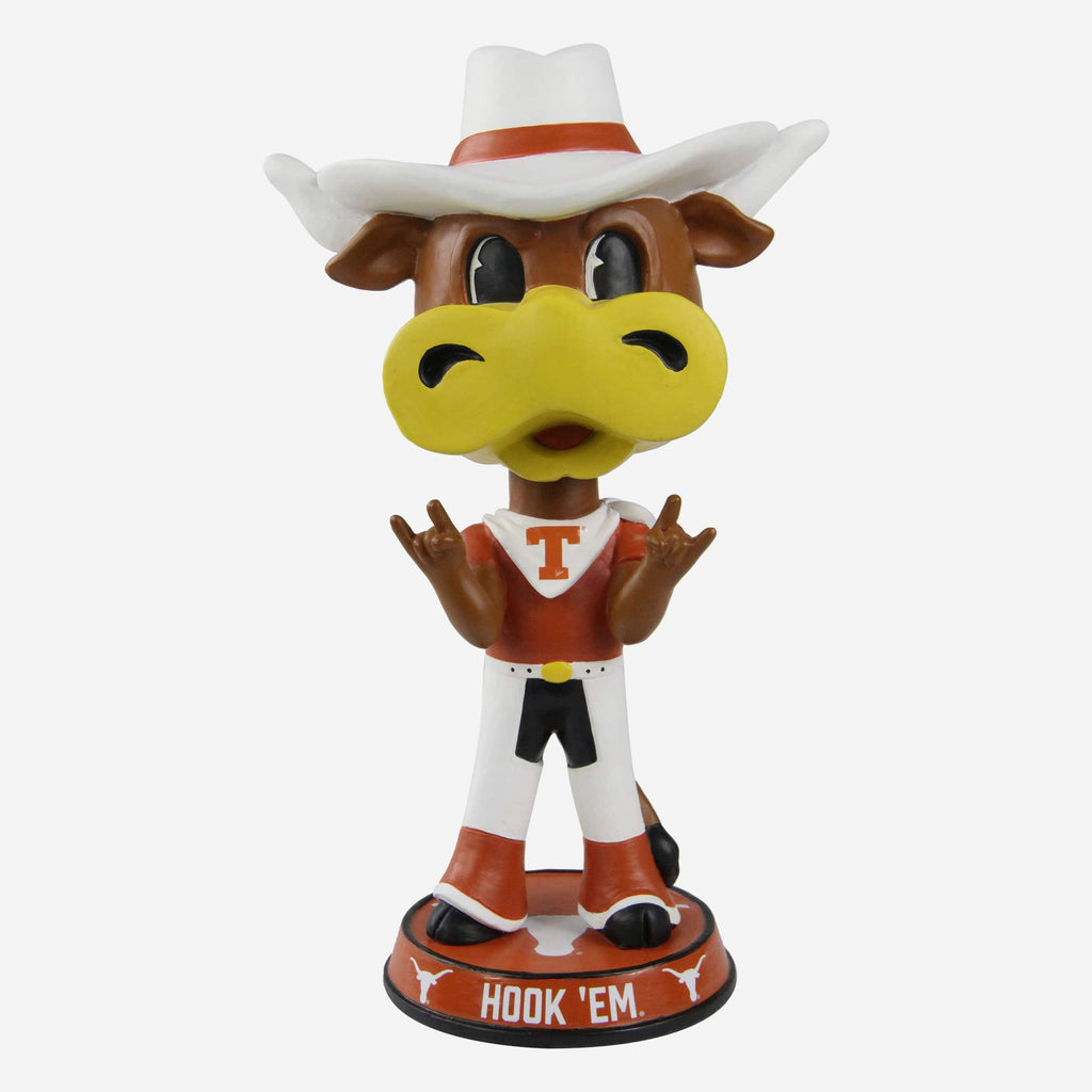 Hook'em Texas Longhorns Mascot Bighead Bobblehead FOCO - FOCO.com