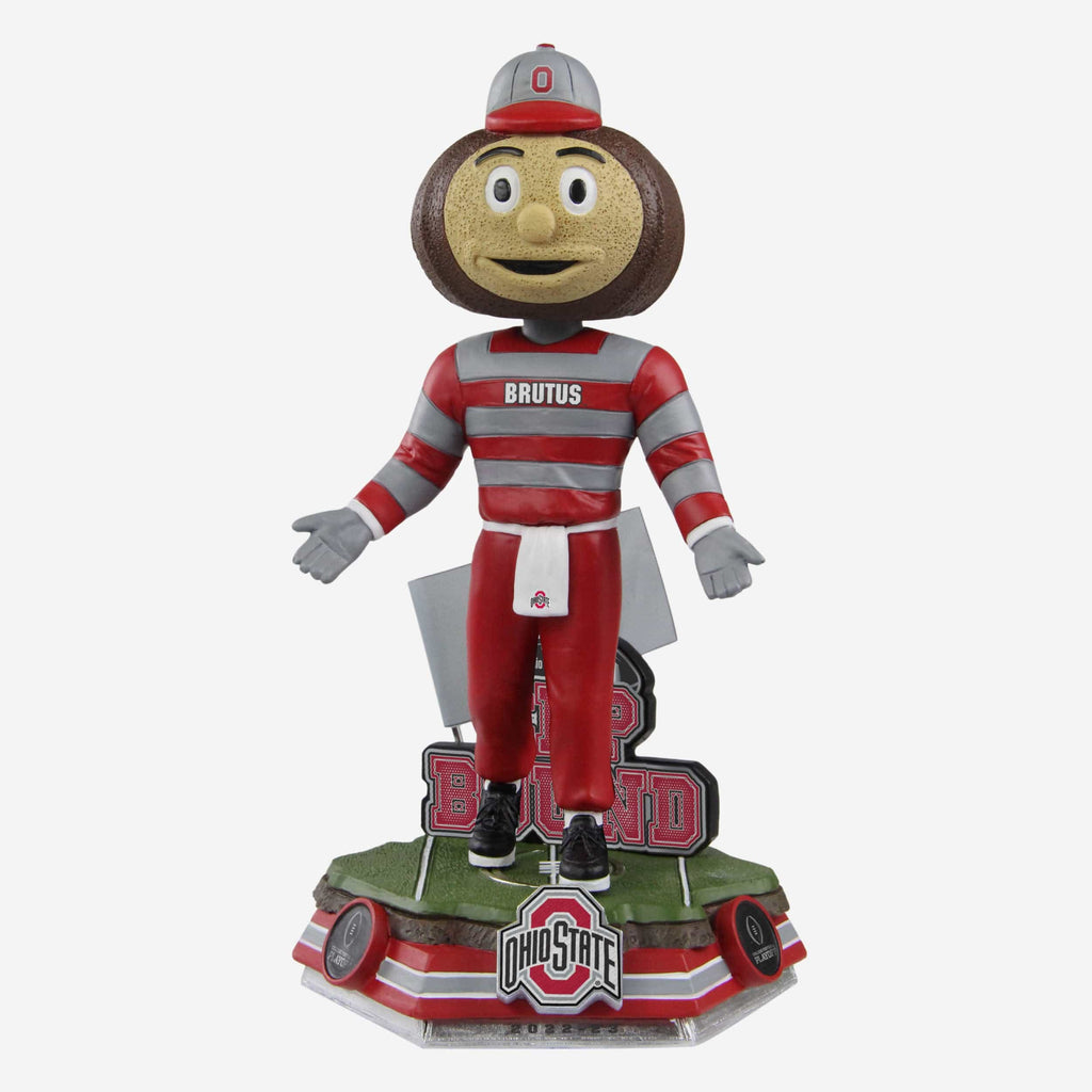 Brutus Buckeye Ohio State Buckeyes 2022 College Football Playoff Mascot Bobblehead FOCO - FOCO.com
