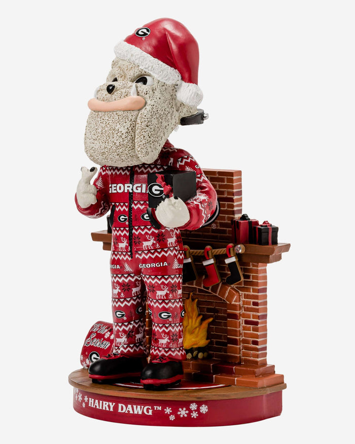 Hairy Dawg Georgia Bulldogs Holiday Mascot Bobblehead FOCO - FOCO.com