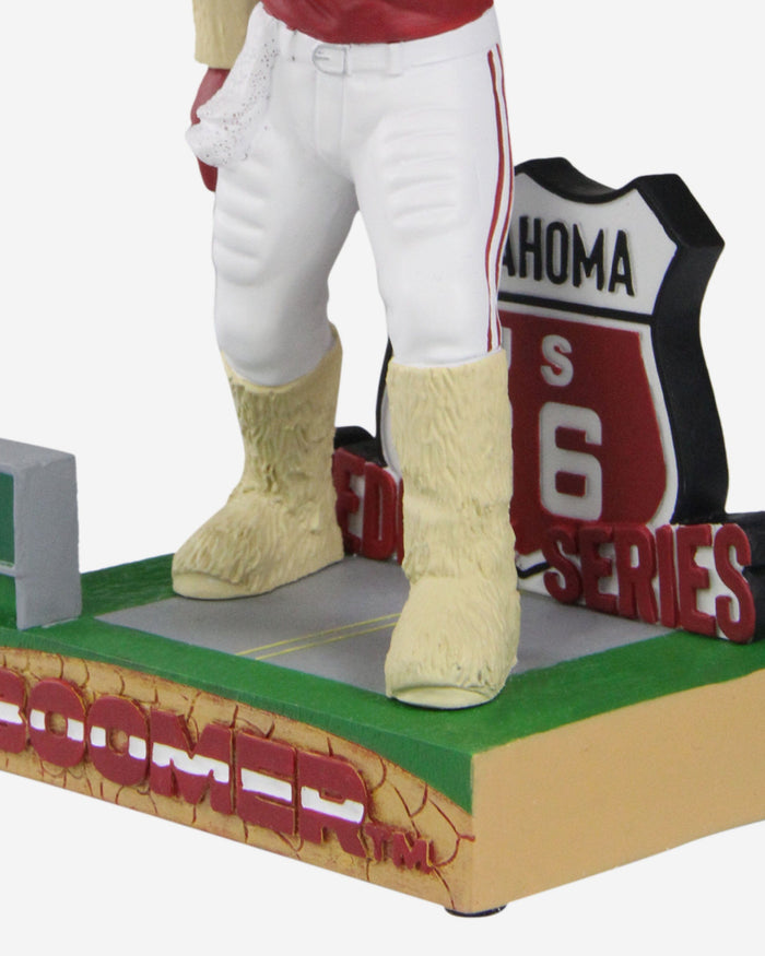 Boomer Oklahoma Sooners Rival Connect Mascot Bobblehead FOCO - FOCO.com