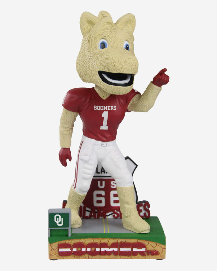 Boomer Oklahoma Sooners Rival Connect Mascot Bobblehead FOCO - FOCO.com