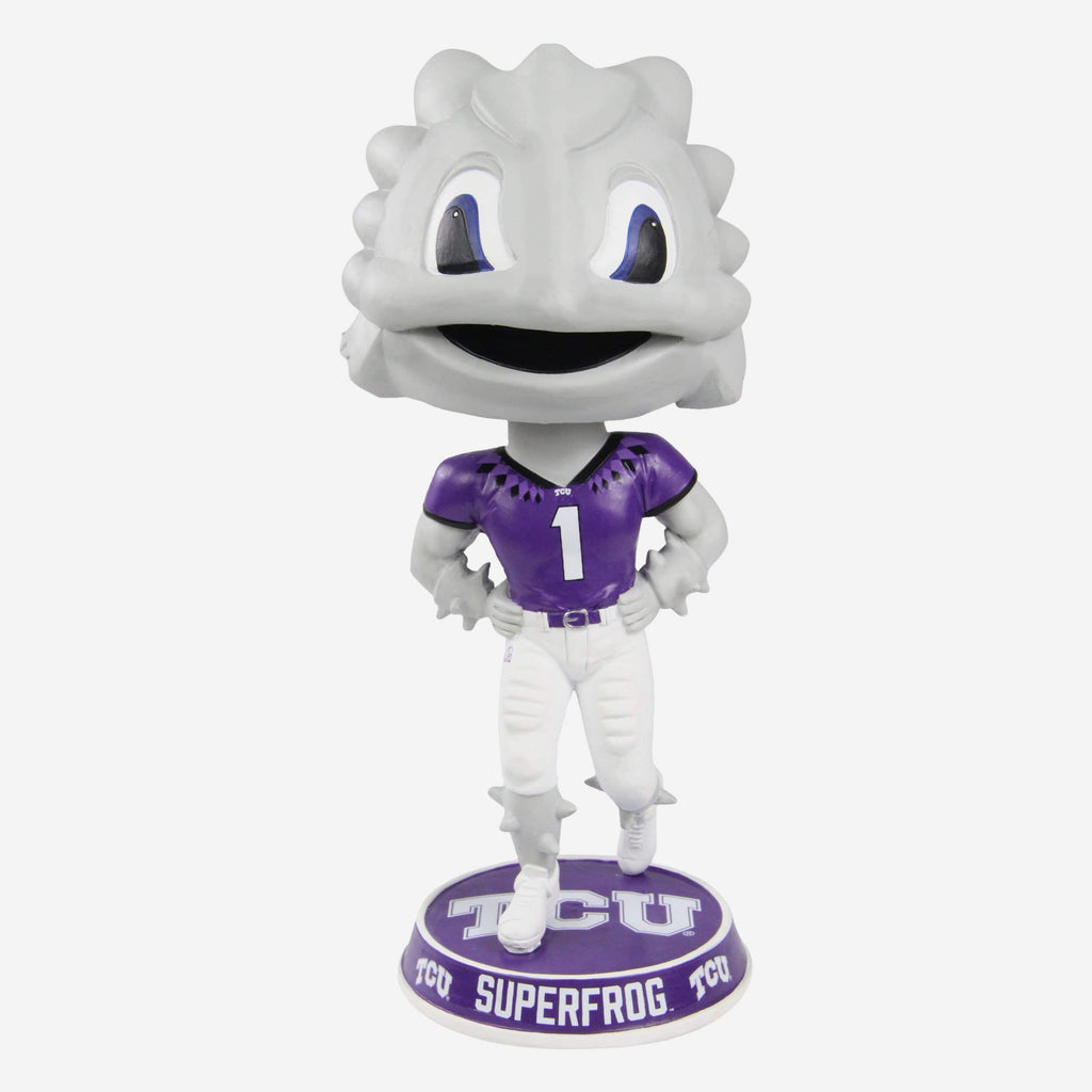 SuperFrog TCU Horned Frogs Mascot Bighead Bobblehead FOCO - FOCO.com