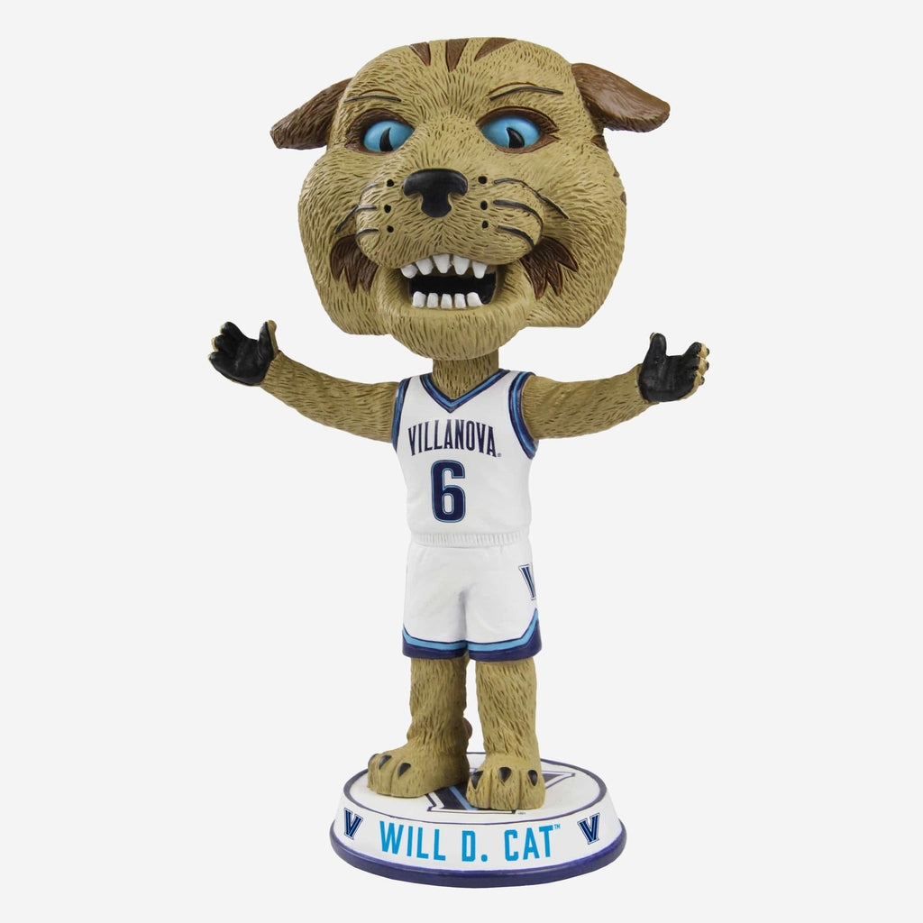 Will D Cat Villanova Wildcats Mascot Bighead Bobblehead FOCO - FOCO.com