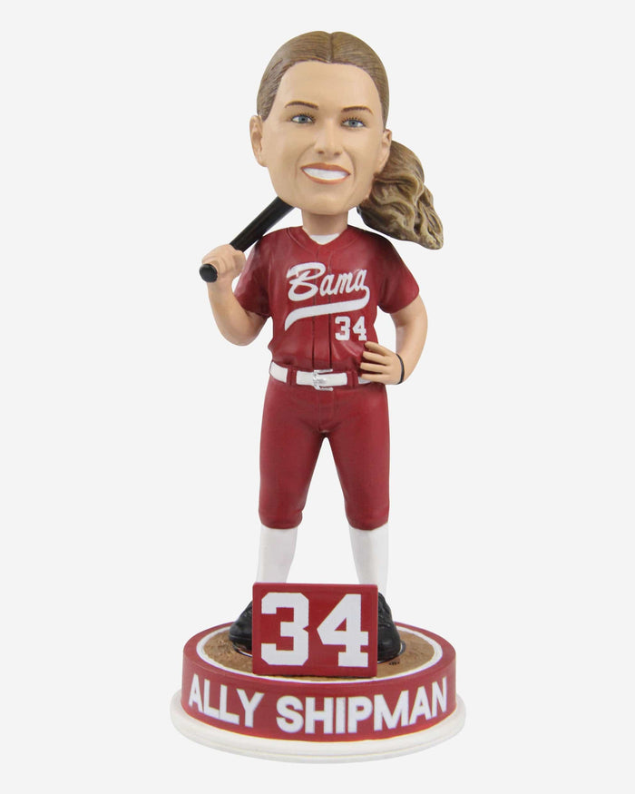 Ally Shipman Alabama Crimson Tide Softball Student Athlete Bobblehead FOCO - FOCO.com