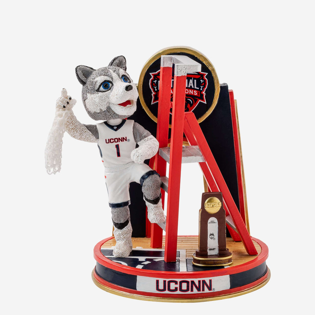 Jonathan The Husky UConn Huskies 2014 Mens Basketball National Champions Cutting The Net Mascot Mini Bobblehead Scene FOCO - FOCO.com