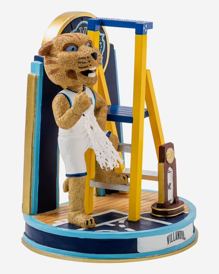 Will D Cat Villanova Wildcats 2018 Mens Basketball National Champions Cutting The Net Mascot Mini Bobblehead Scene FOCO - FOCO.com