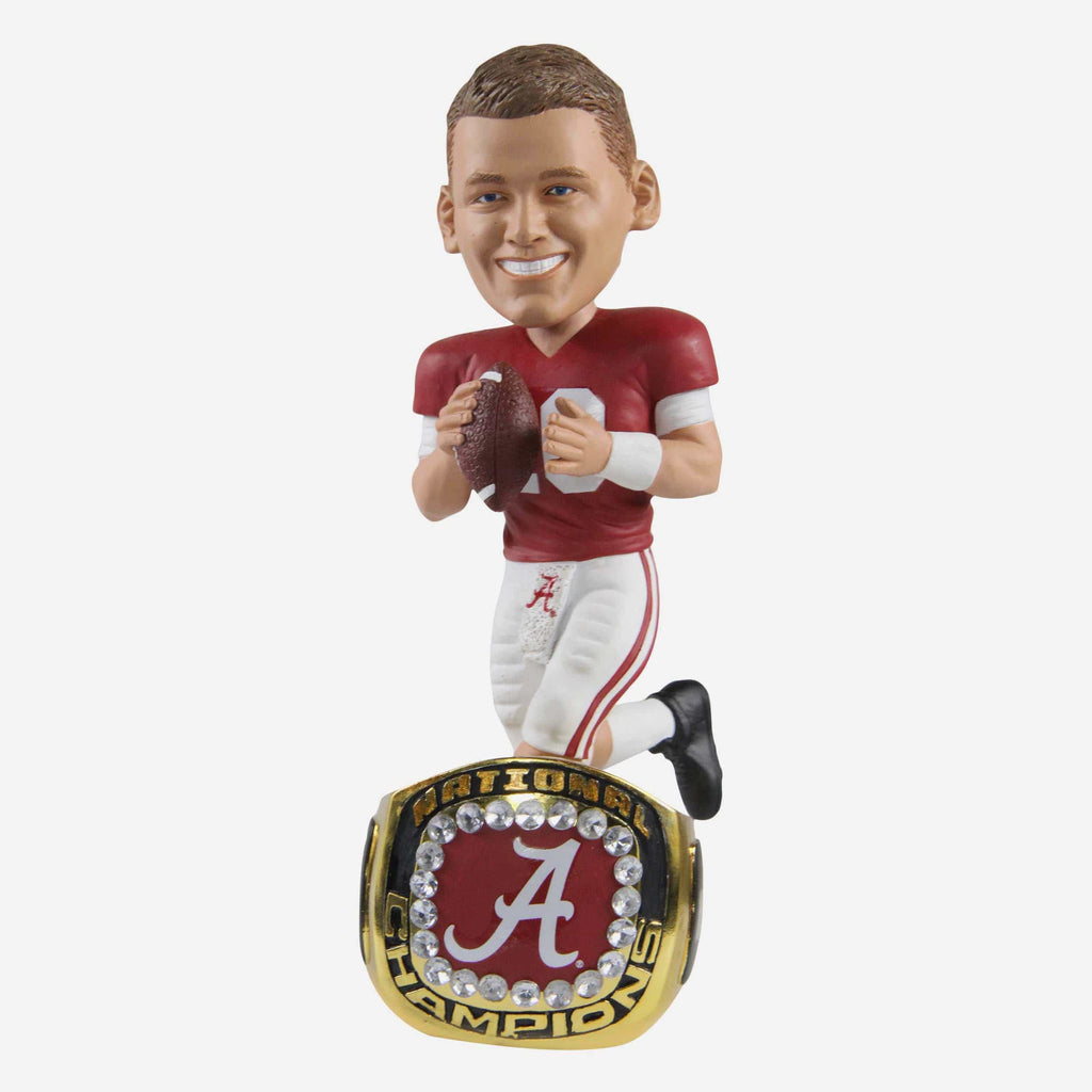 Mac Jones Alabama Crimson Tide 2020 Football National Champions Bobblehead FOCO - FOCO.com