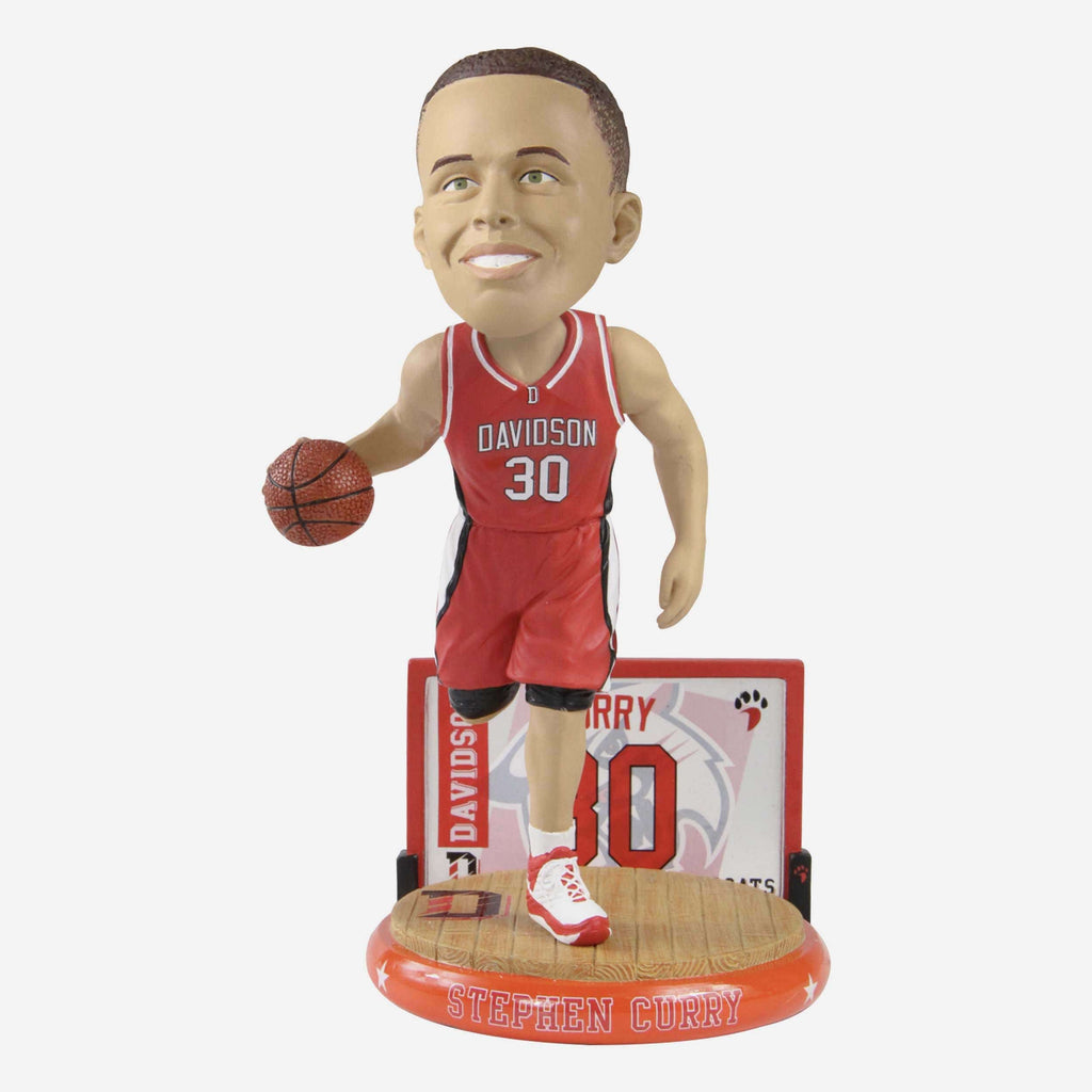 Steph Curry Davidson Wildcats Arena Bobblehead FOCO - FOCO.com