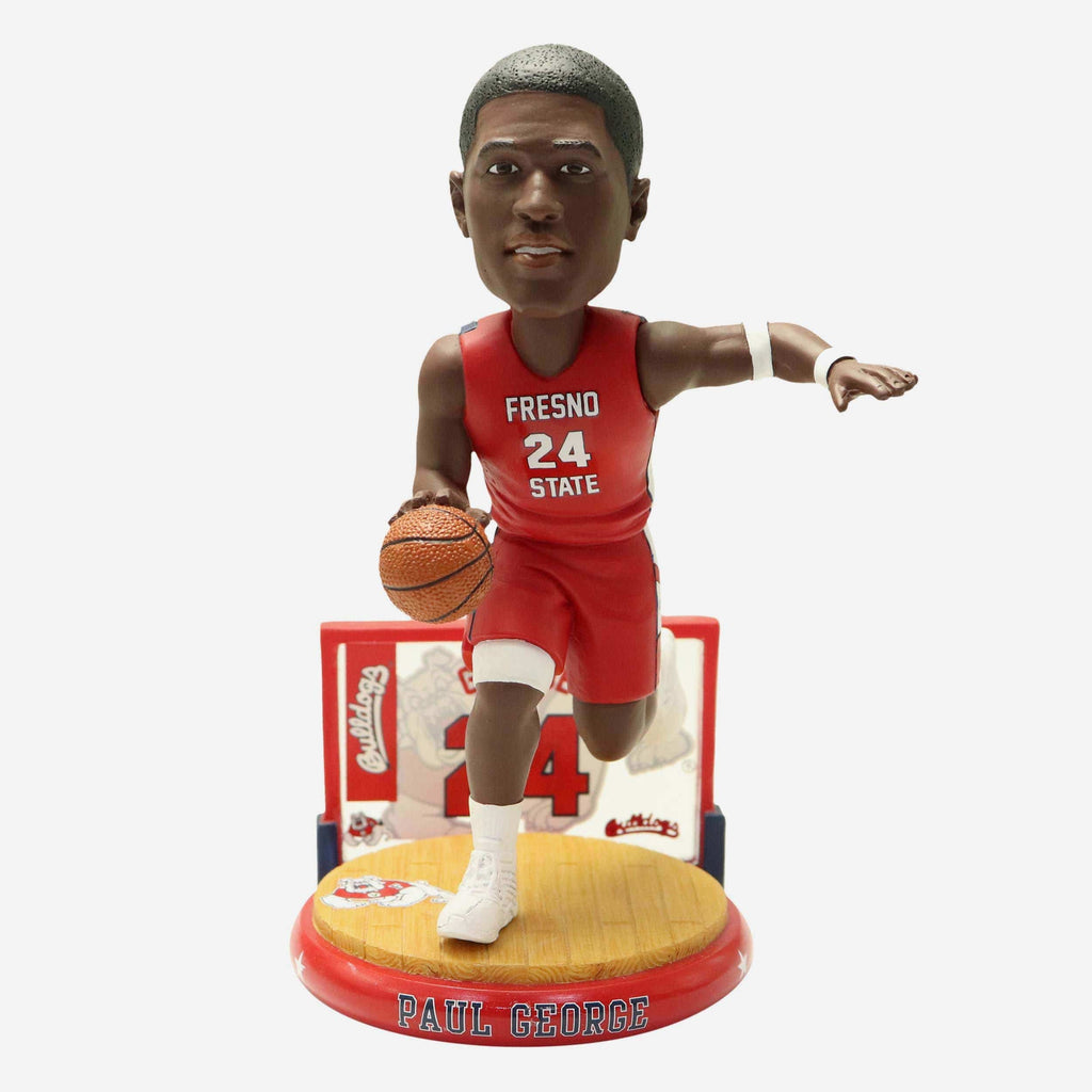 Paul George Fresno State Bulldogs Arena Bobblehead FOCO - FOCO.com
