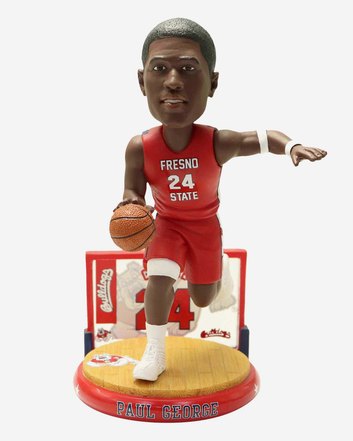 Paul George Fresno State Bulldogs Arena Bobblehead FOCO - FOCO.com