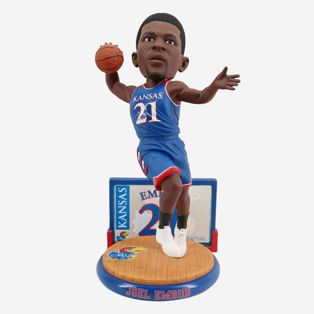 Joel Embiid Kansas Jayhawks Arena Bobblehead FOCO - FOCO.com