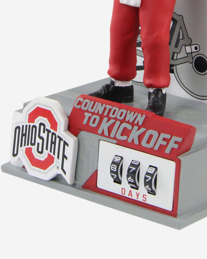 Brutus Buckeye Ohio State Buckeyes Countdown To Kickoff Mascot Bobblehead FOCO - FOCO.com