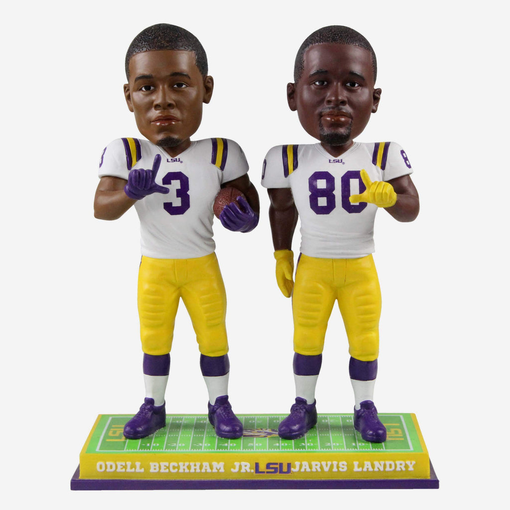 Odell Beckham Jr & Jarvis Landry LSU Tigers Dual Bobblehead FOCO - FOCO.com