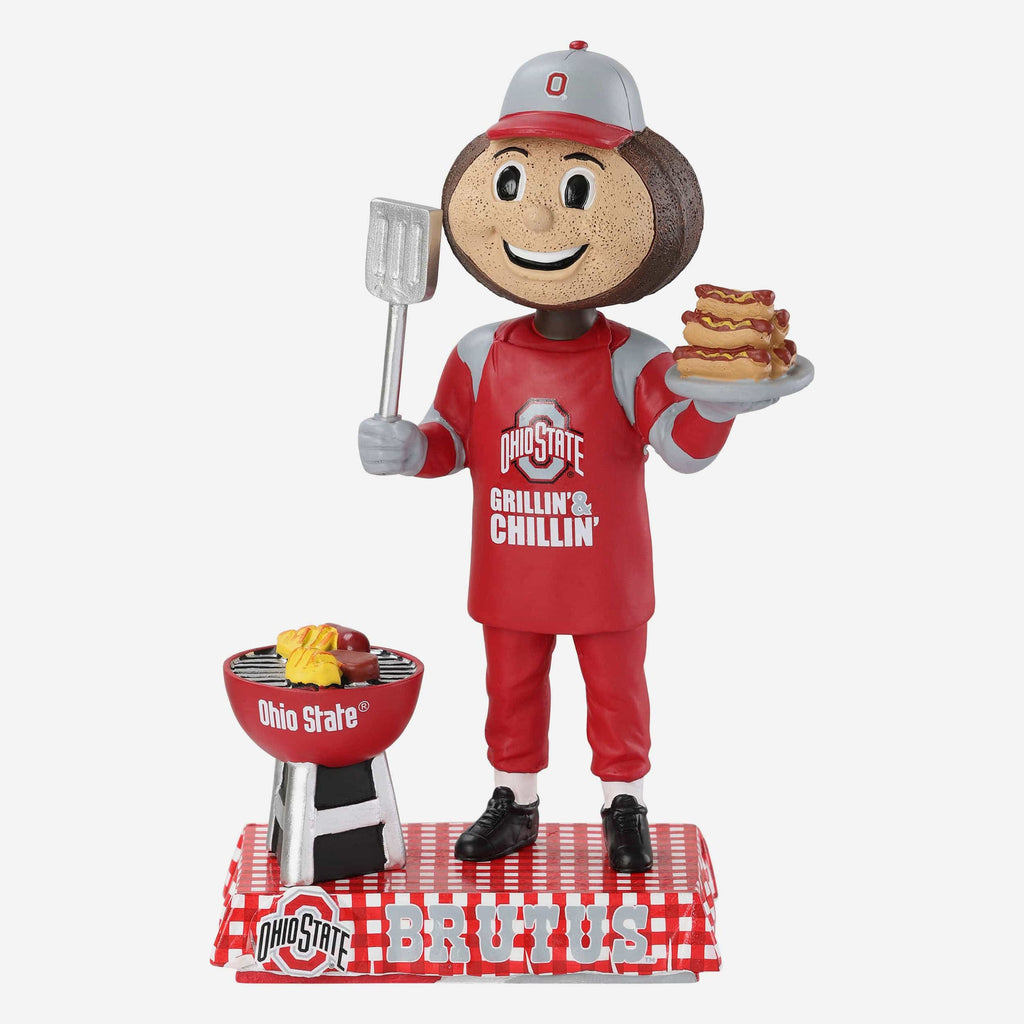 Brutus Buckeye Ohio State Buckeyes Memorial Day Mascot Bobblehead FOCO - FOCO.com