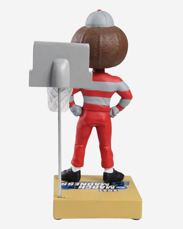 Brutus Buckeye Ohio State March Madness Mascot Bobblehead FOCO - FOCO.com