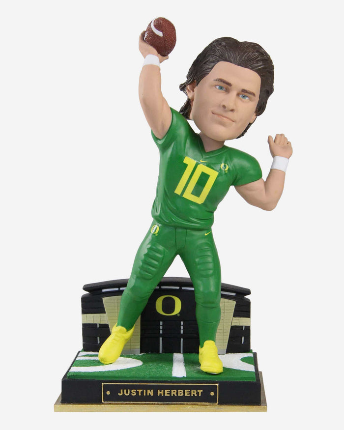 Justin Herbert Oregon Ducks Gates Series Bobblehead FOCO - FOCO.com