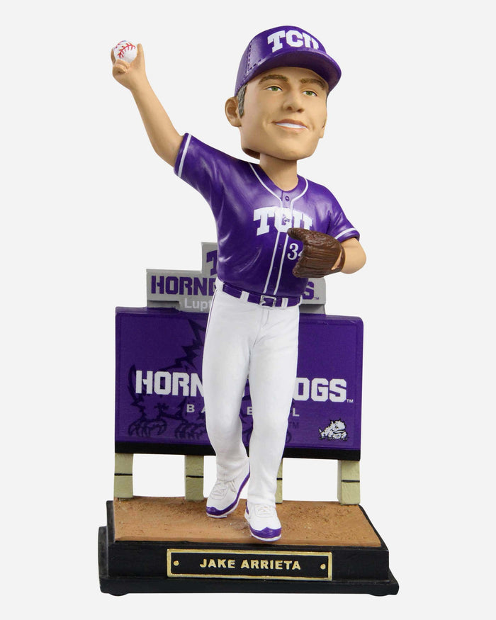 Jake Arrieta TCU Horned Frogs Gates Series Bobblehead FOCO - FOCO.com