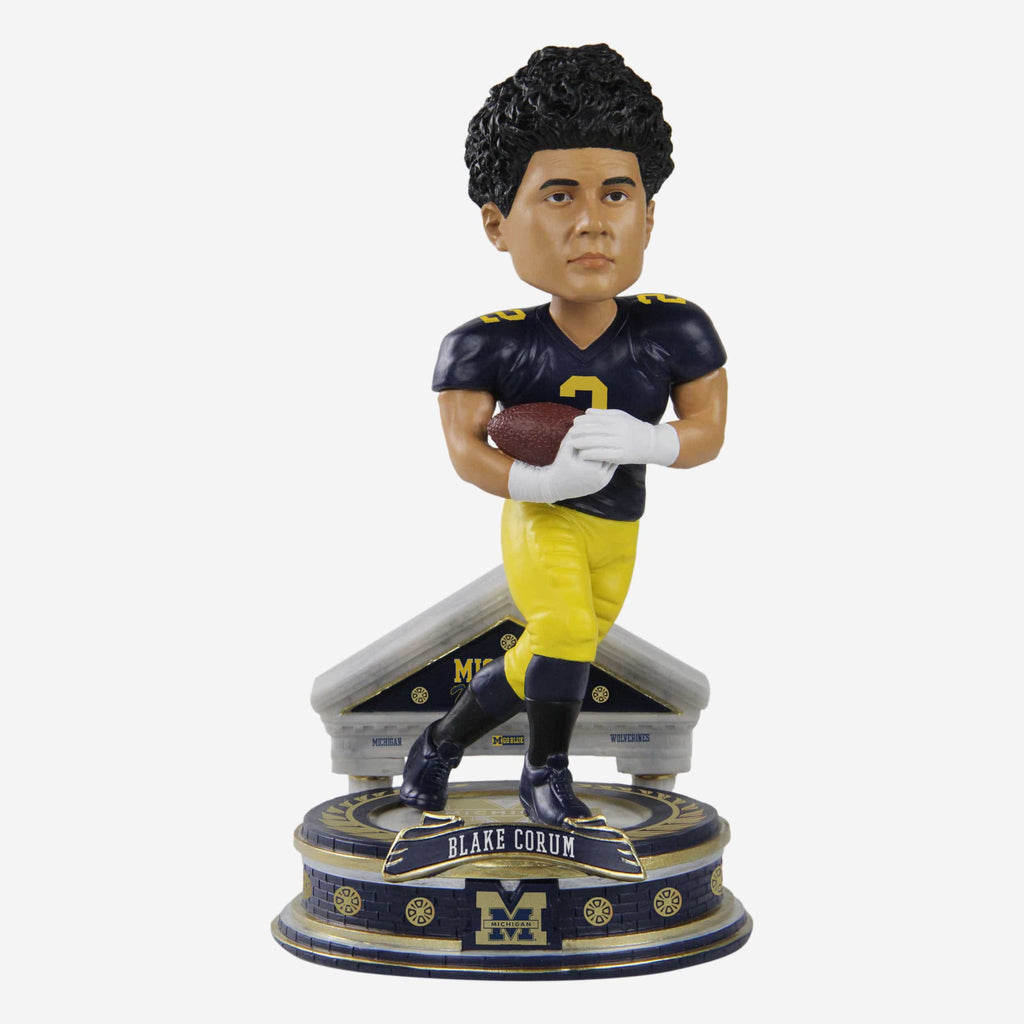 Blake Corum Michigan Wolverines Football Student Athlete Bobblehead FOCO - FOCO.com