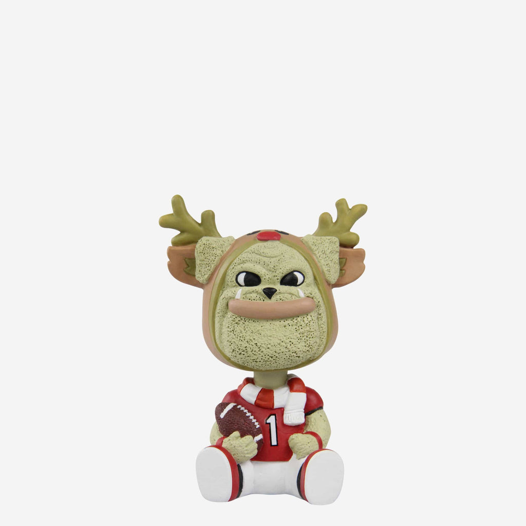 Hairy Dawg Georgia Bulldogs Christmas Mascot Bobble Bro Mini Bobblehead FOCO - FOCO.com
