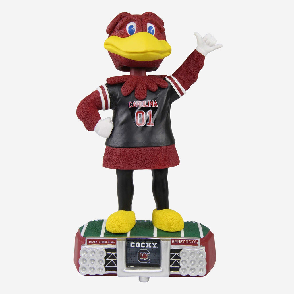 Cocky South Carolina Gamecocks Stadium Lights Mascot Bobblehead FOCO - FOCO.com