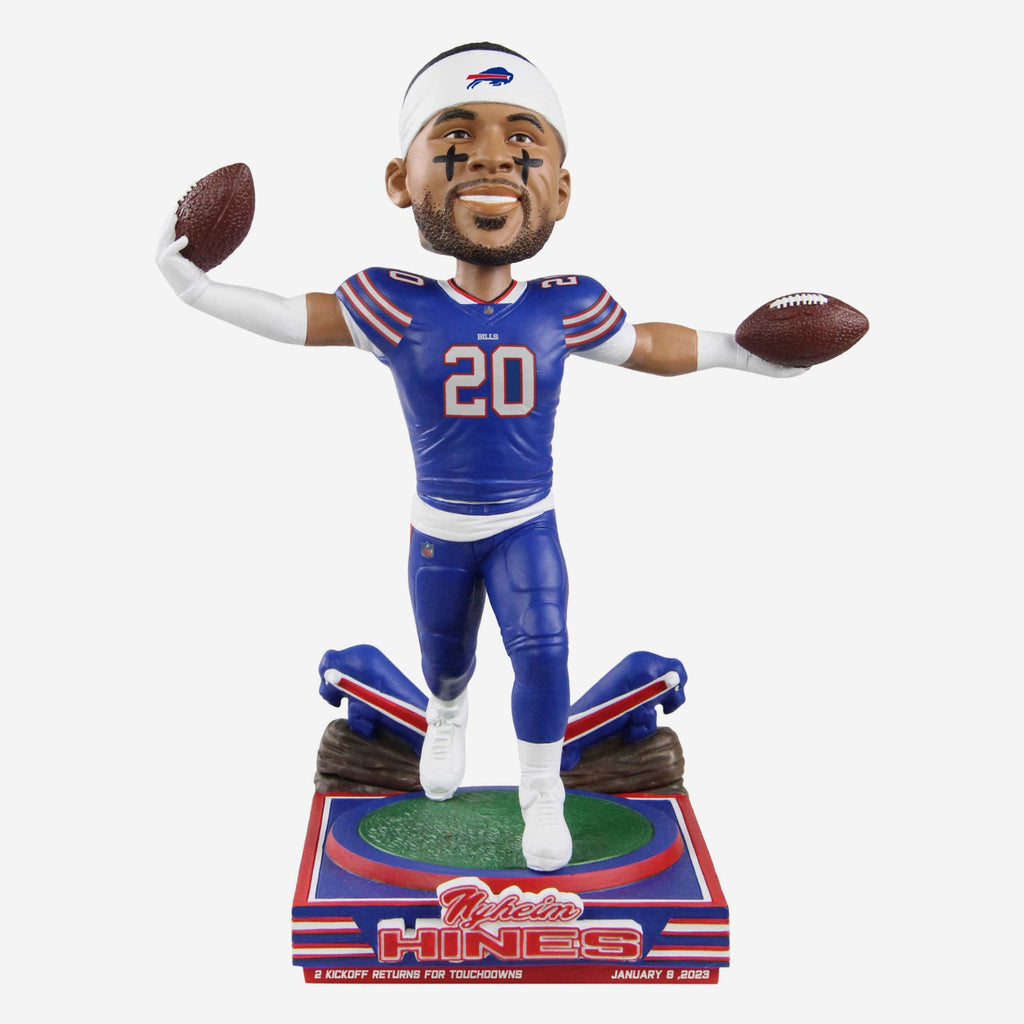 Nyheim Hines Buffalo Bills Two Kickoff Return Touchdown Bobblehead FOCO - FOCO.com