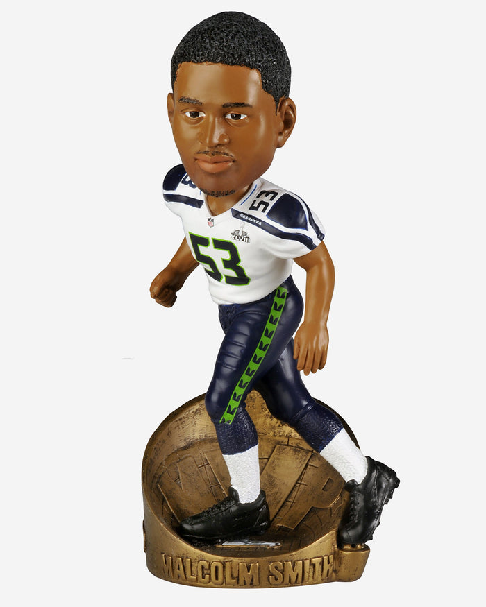 Malcom Smith Seattle Seahawks Super Bowl 48 MVP Bobblehead FOCO - FOCO.com