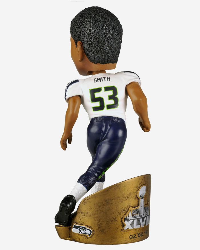 Malcom Smith Seattle Seahawks Super Bowl 48 MVP Bobblehead FOCO - FOCO.com