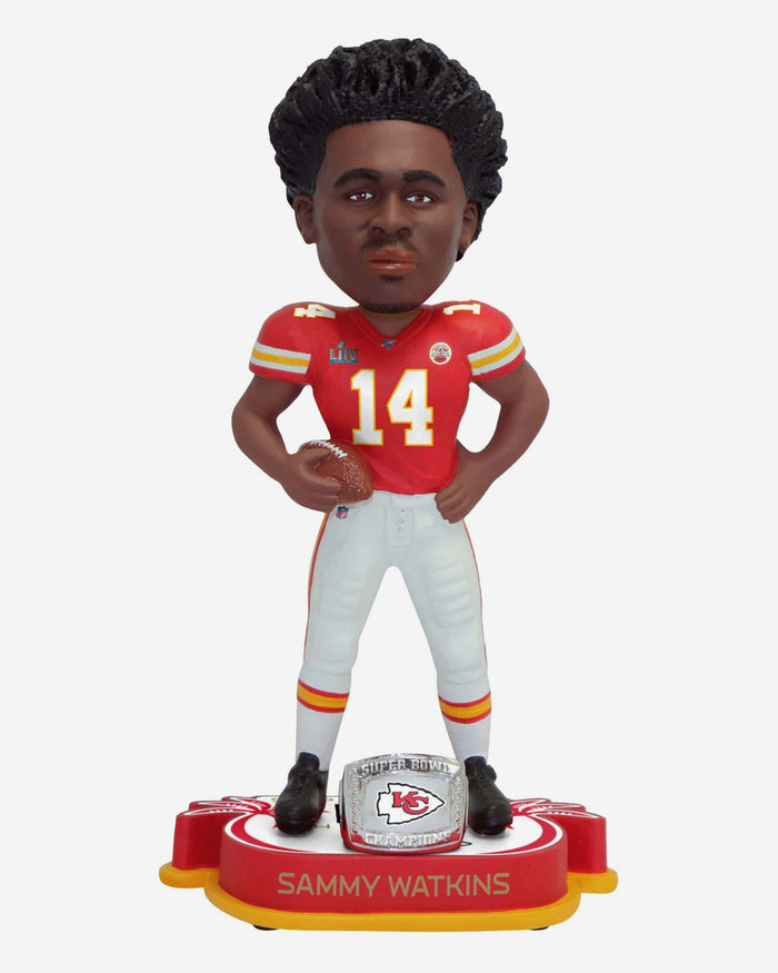 Sammy Watkins Kansas City Chiefs Super Bowl LIV Champions Bobblehead FOCO - FOCO.com