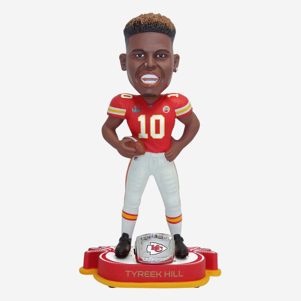 Tyreek Hill Kansas City Chiefs Super Bowl LIV Champions Bobblehead FOCO - FOCO.com