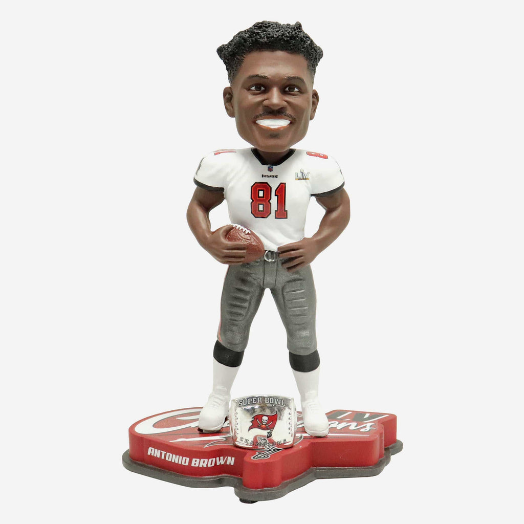 Antonio Brown Tampa Bay Buccaneers Super Bowl LV Champions Bobblehead FOCO - FOCO.com