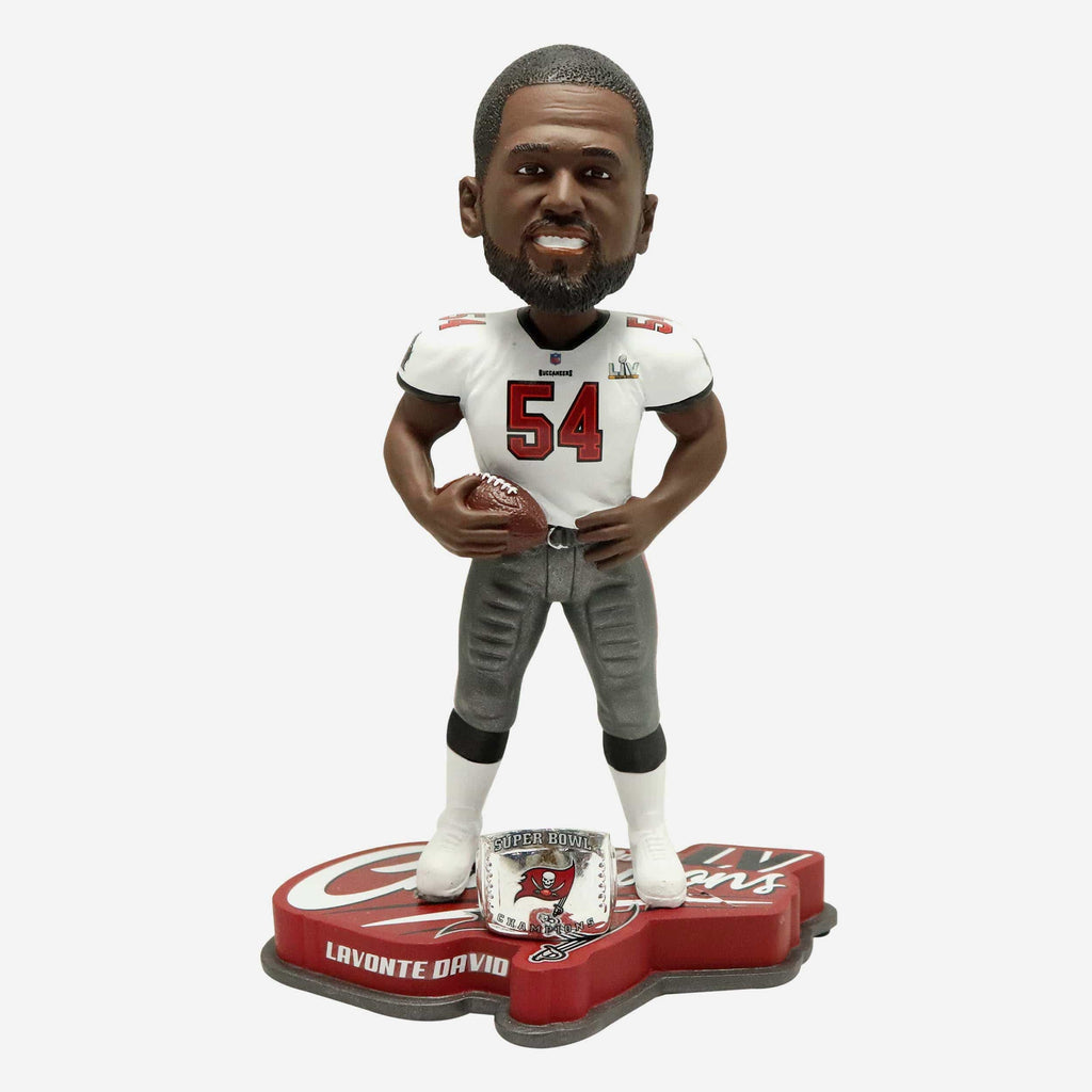 Lavonte David Tampa Bay Buccaneers Super Bowl LV Champions Bobblehead FOCO - FOCO.com