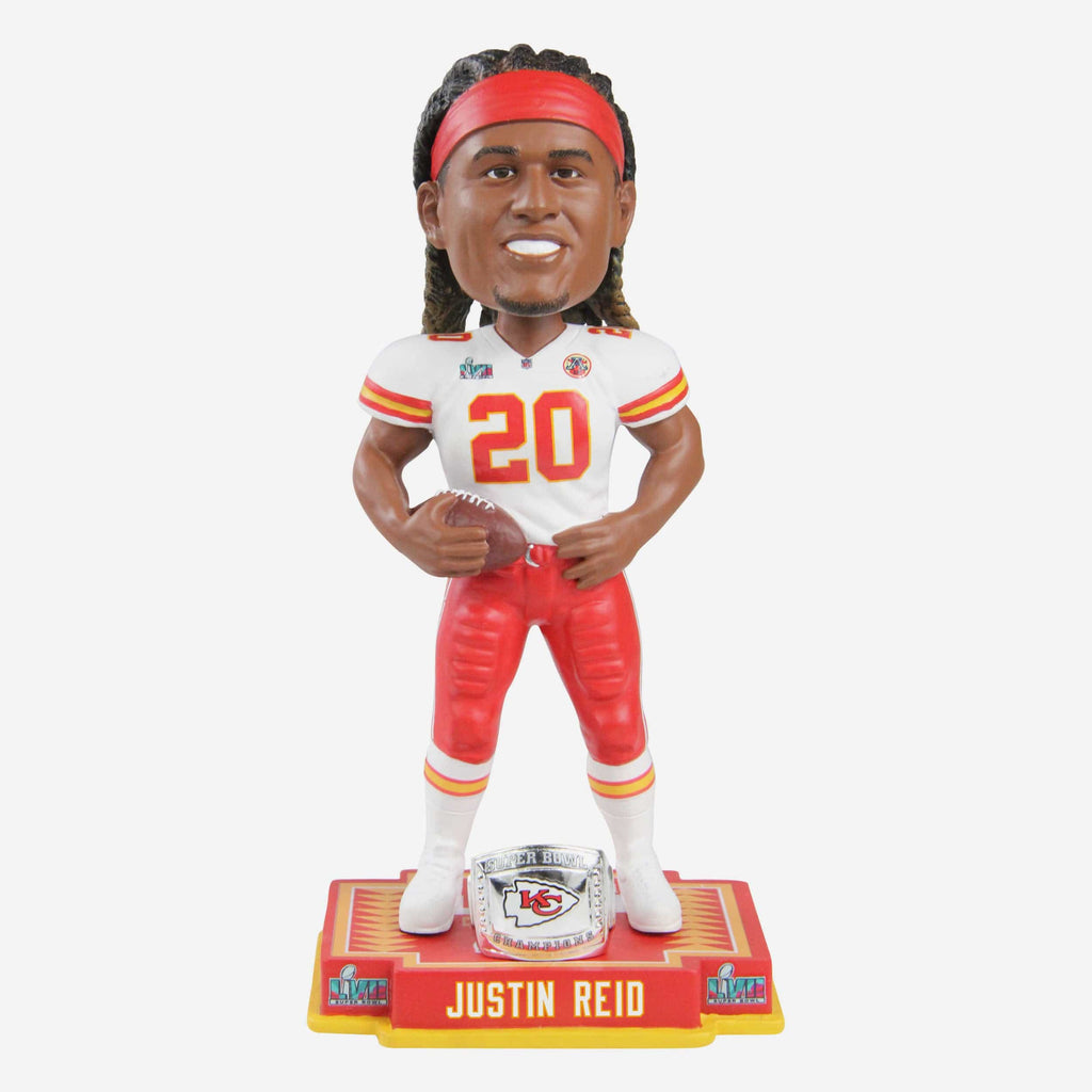 Justin Reid Kansas City Chiefs Super Bowl LVII Champions Bobblehead FOCO - FOCO.com
