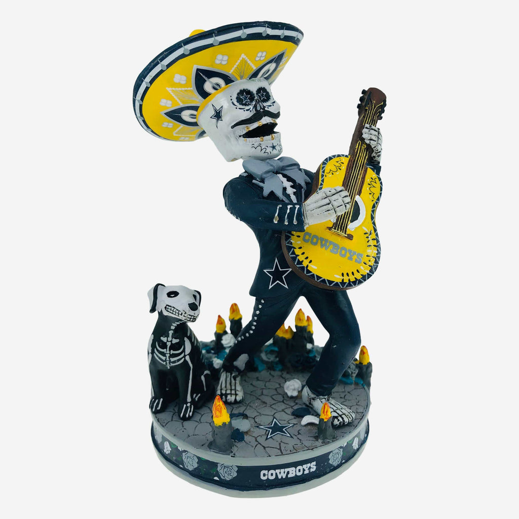 Dallas Cowboys Day Of The Dead Candle Base Bobblehead FOCO - FOCO.com