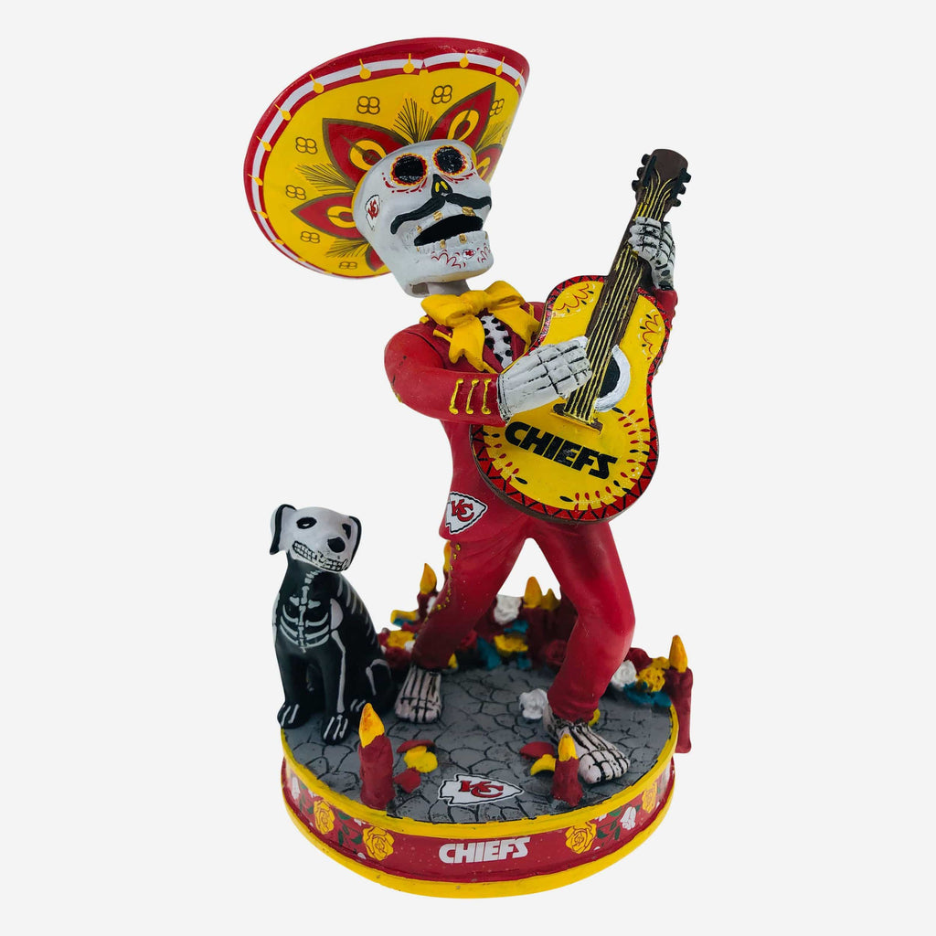 Kansas City Chiefs Day Of The Dead Candle Base Bobblehead FOCO - FOCO.com